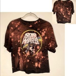 Star Wars Bleached Distressed Graphic Tee